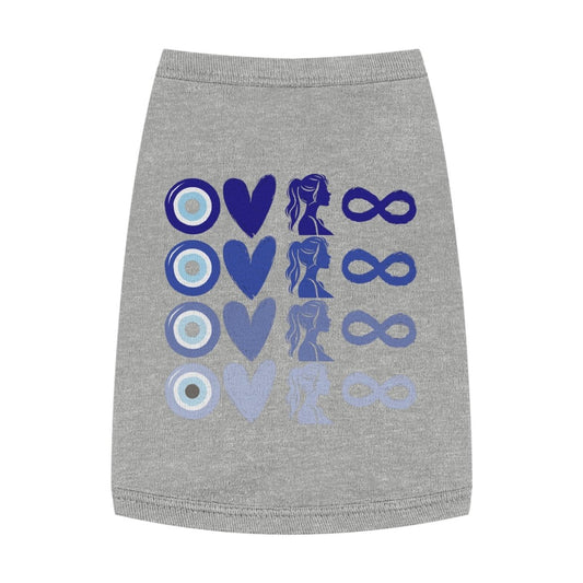Dog Tank Top - I Love Mom to Infinity Design - Cool Gear Pro