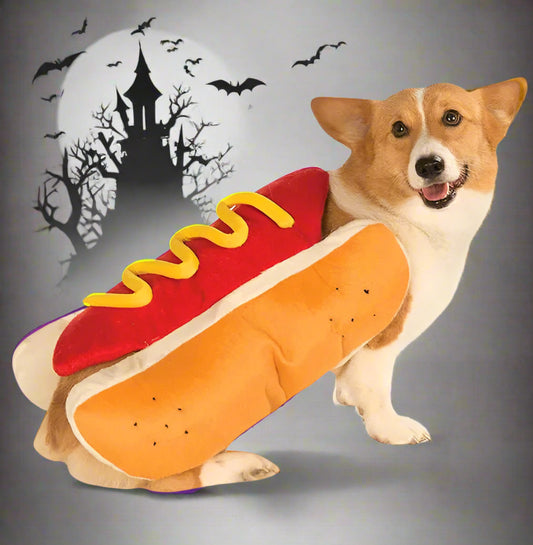 Hot Dog Halloween Costume for Dogs - Cool Gear Pro