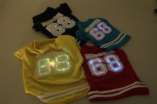 LED Lighted Sports Dog Shirt - Infinity Dog