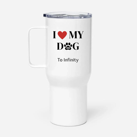 Love My Dog To Infinity Mugs - Cool Gear Pro