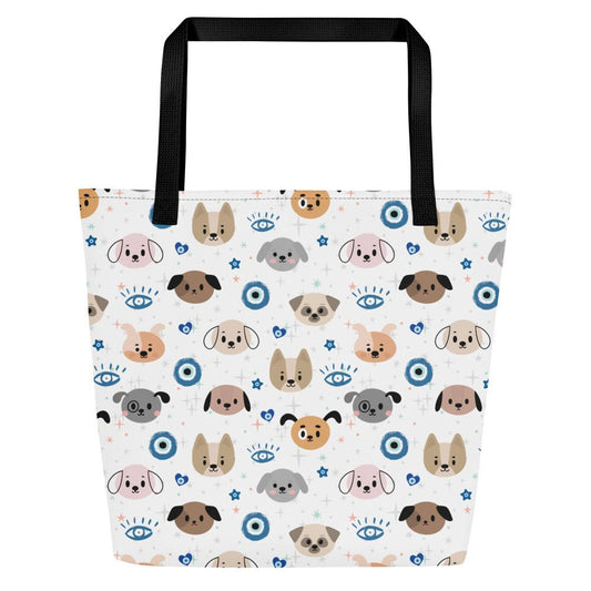 Stylish Doggy Evil Eye Tote Bag - Cool Gear Pro