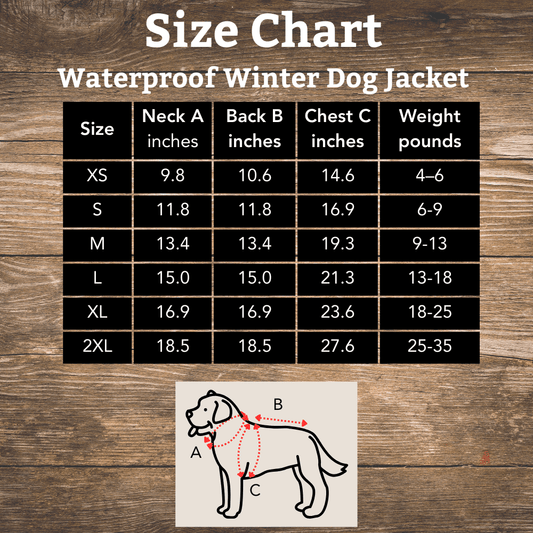 Waterproof Winter Dog Jacket - Cool Gear Pro