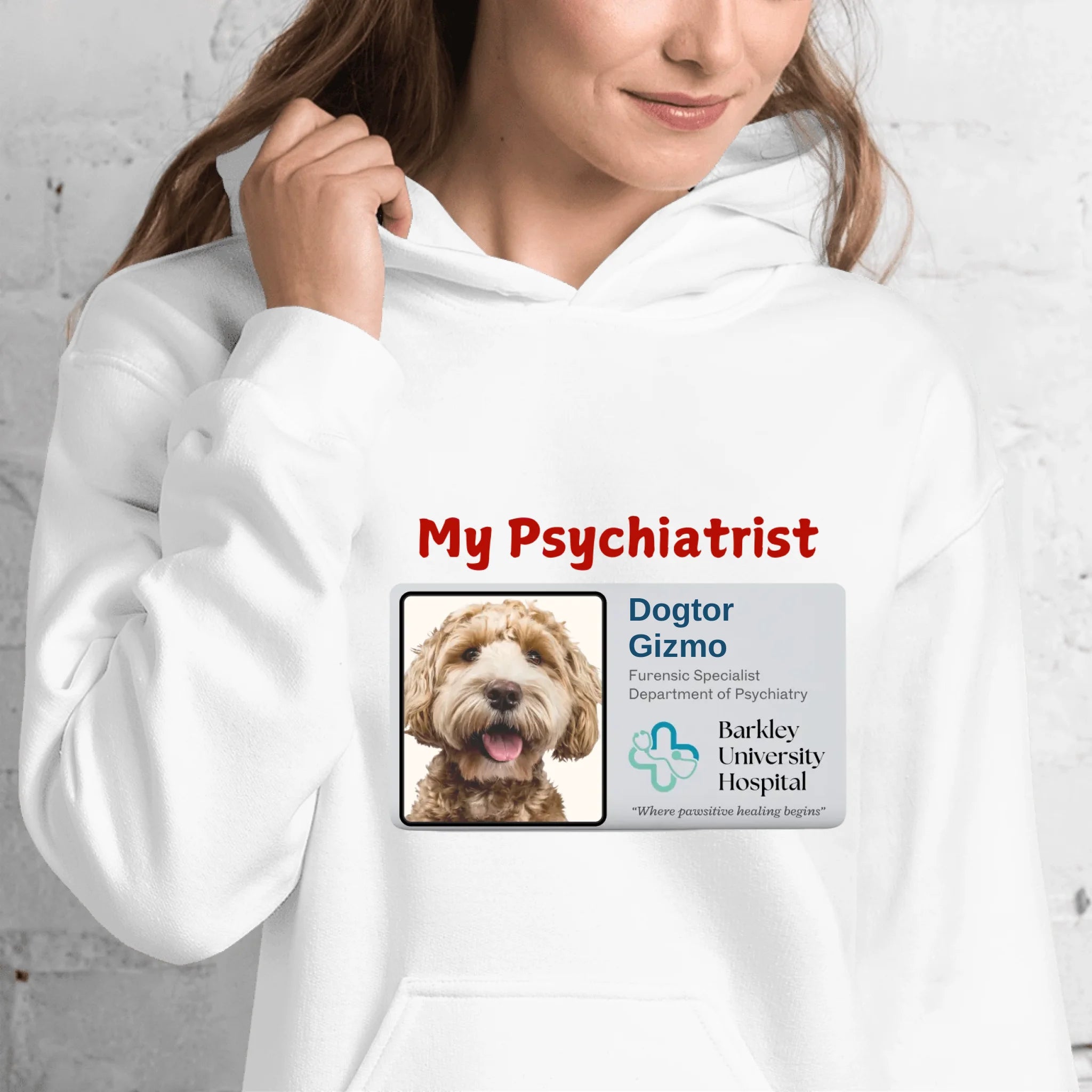 Meet My Psychiatrist Customizable Hoodie - Cool Gear Pro