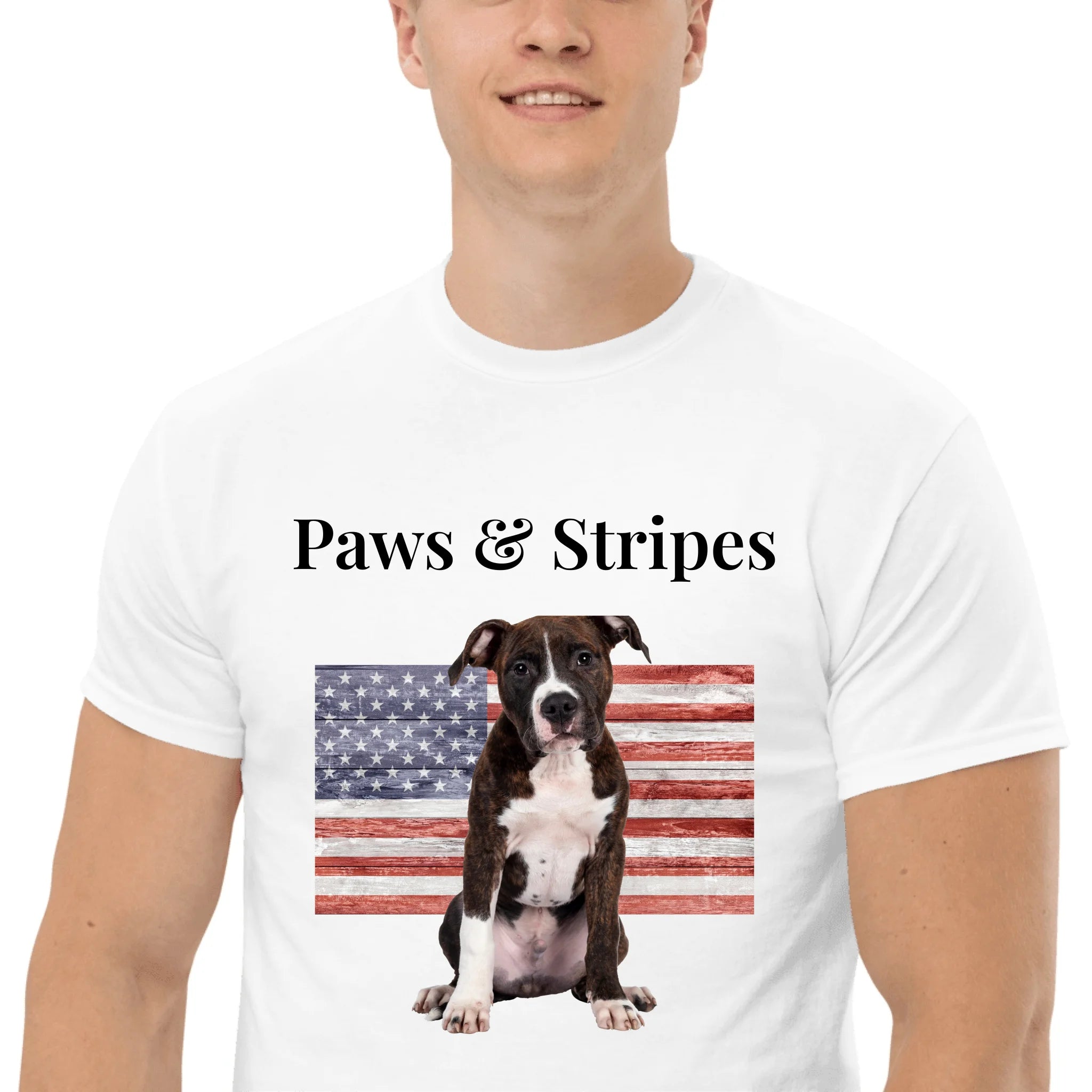 American Dog Flag Customizable Shirt - Cool Gear Pro