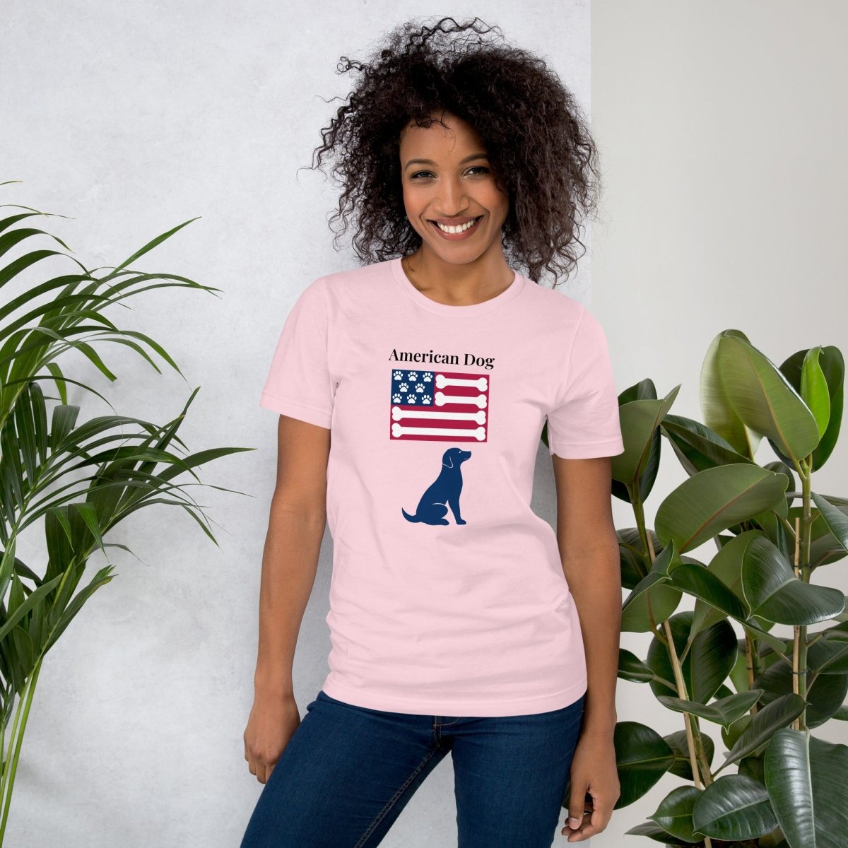 American Dog Flag Shirt - Cool Gear Pro