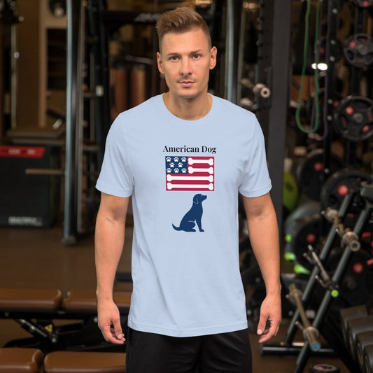 American Dog Flag Shirt - Cool Gear Pro