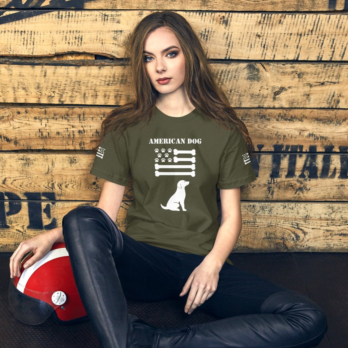 American Dog Military Style Shirt - Cool Gear Pro