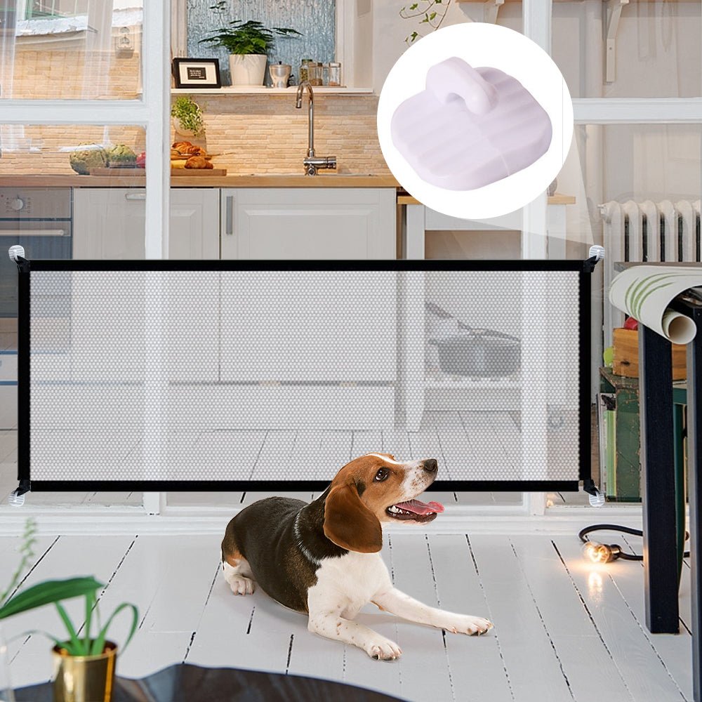 Black Foldable Protection Pet Safety Gate - Cool Gear Pro