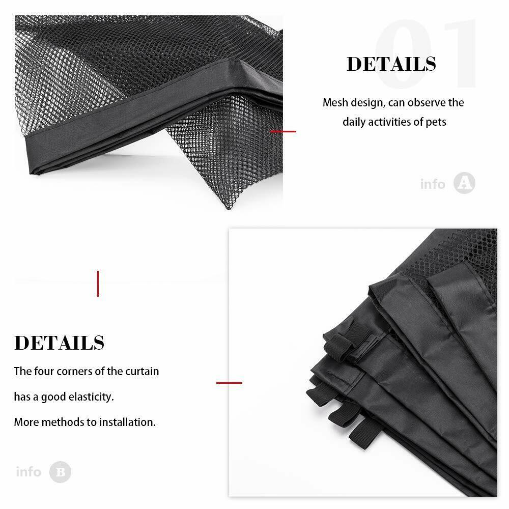 Black Foldable Protection Pet Safety Gate - Cool Gear Pro