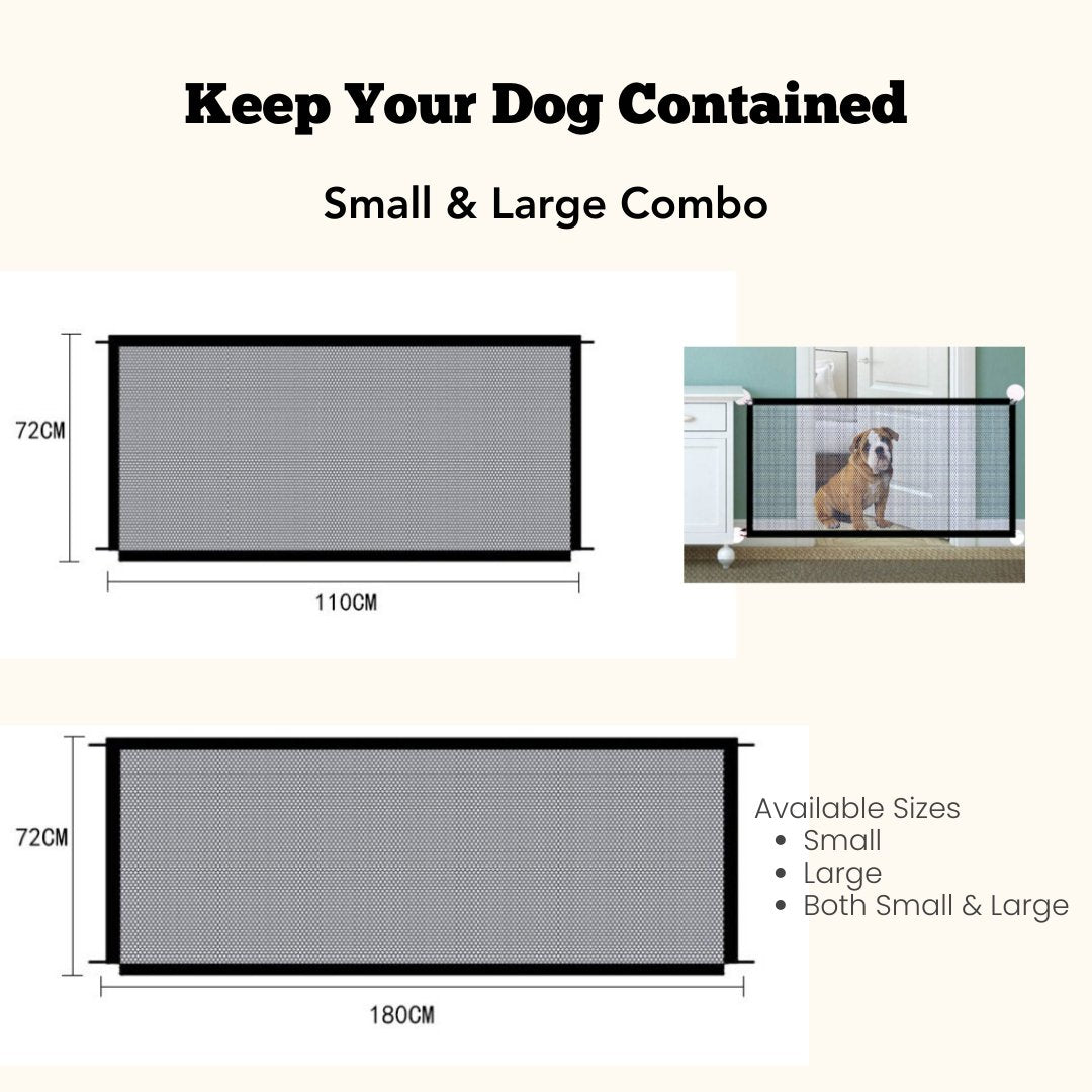 Black Foldable Protection Pet Safety Gate - Cool Gear Pro