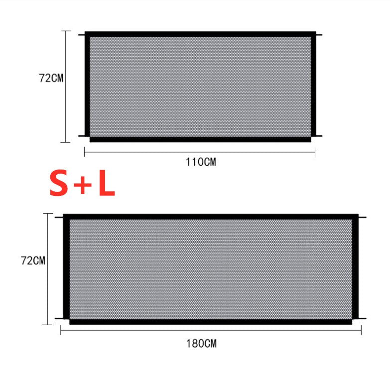 Black Foldable Protection Pet Safety Gate - Cool Gear Pro