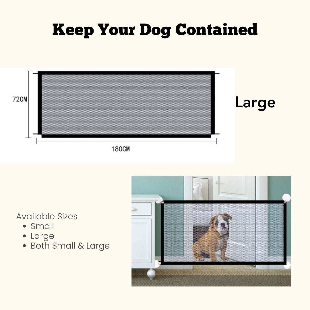 Black Foldable Protection Pet Safety Gate - Cool Gear Pro