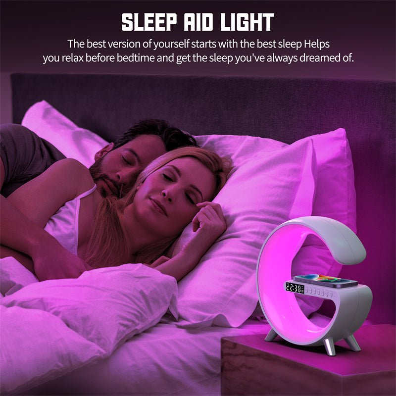 Bluetooth Speaker Wireless Charger Lamp - Cool Gear Pro