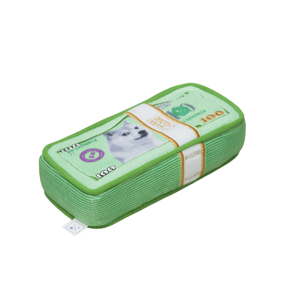 CASH IS KING PLUSH DOG TOY - Cool Gear Pro