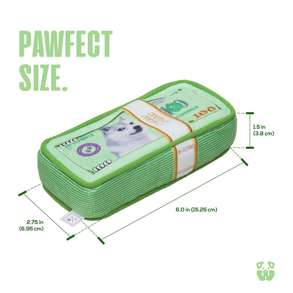 CASH IS KING PLUSH DOG TOY - Cool Gear Pro