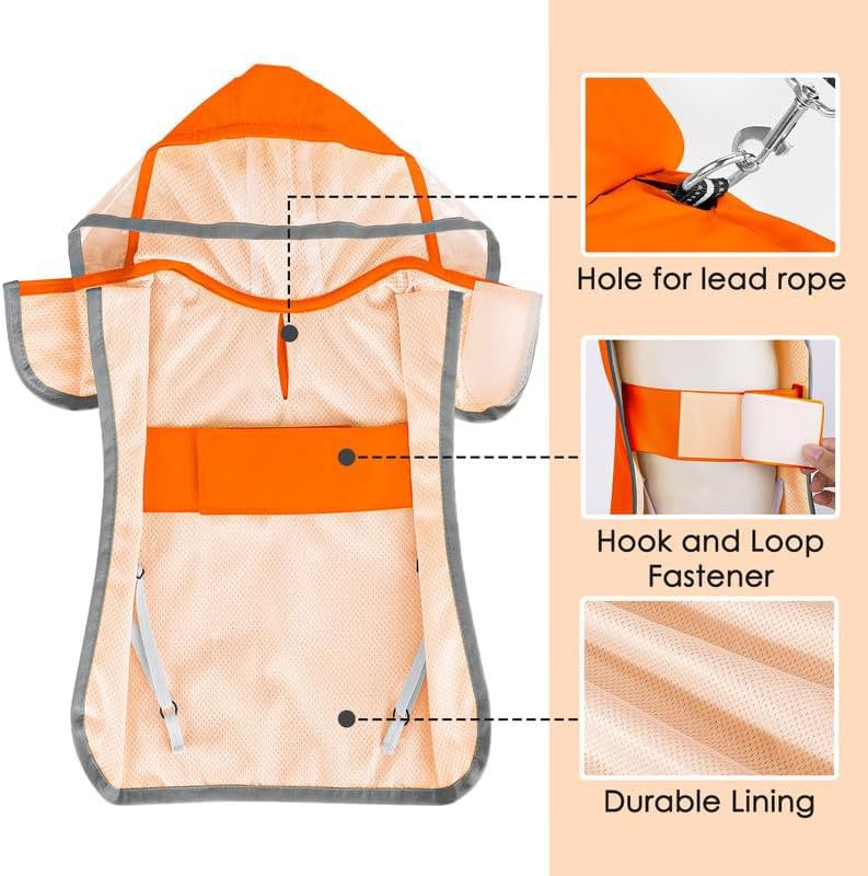Dog Raincoat with Hood - Infinity Dog