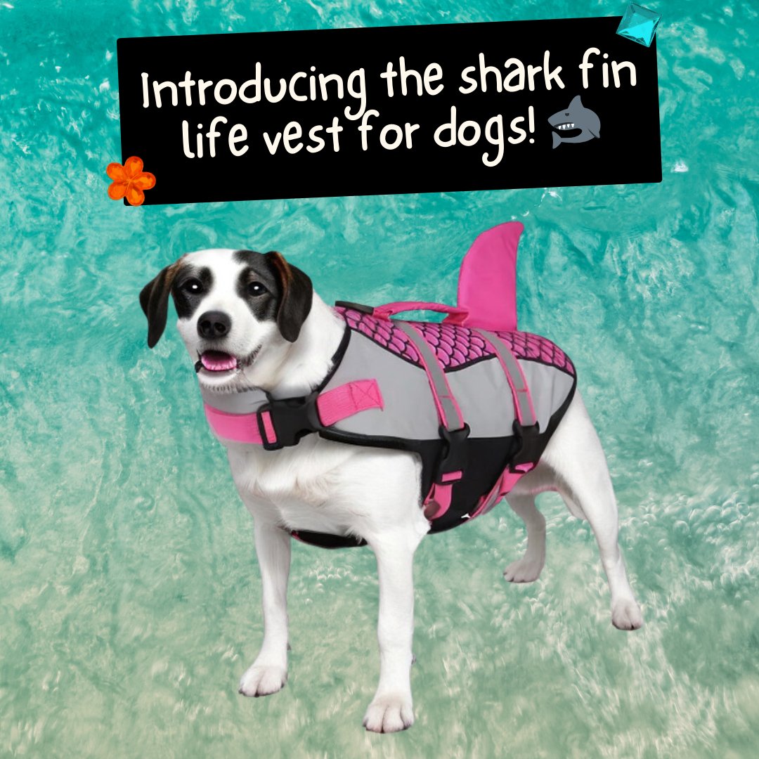 Dog Shark Fin Life Jacket - Cool Gear Pro
