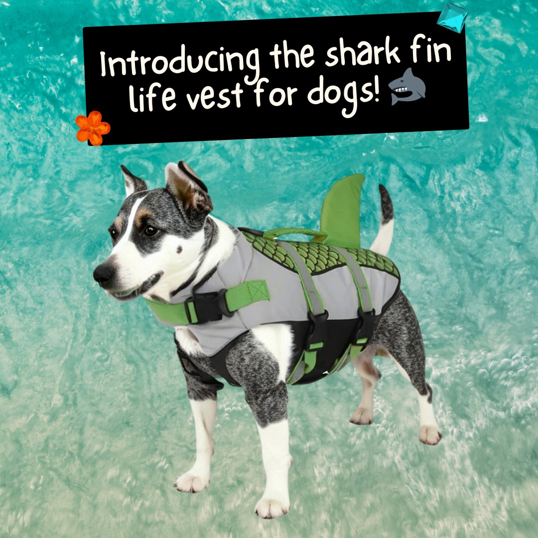 Dog Shark Fin Life Jacket - Cool Gear Pro