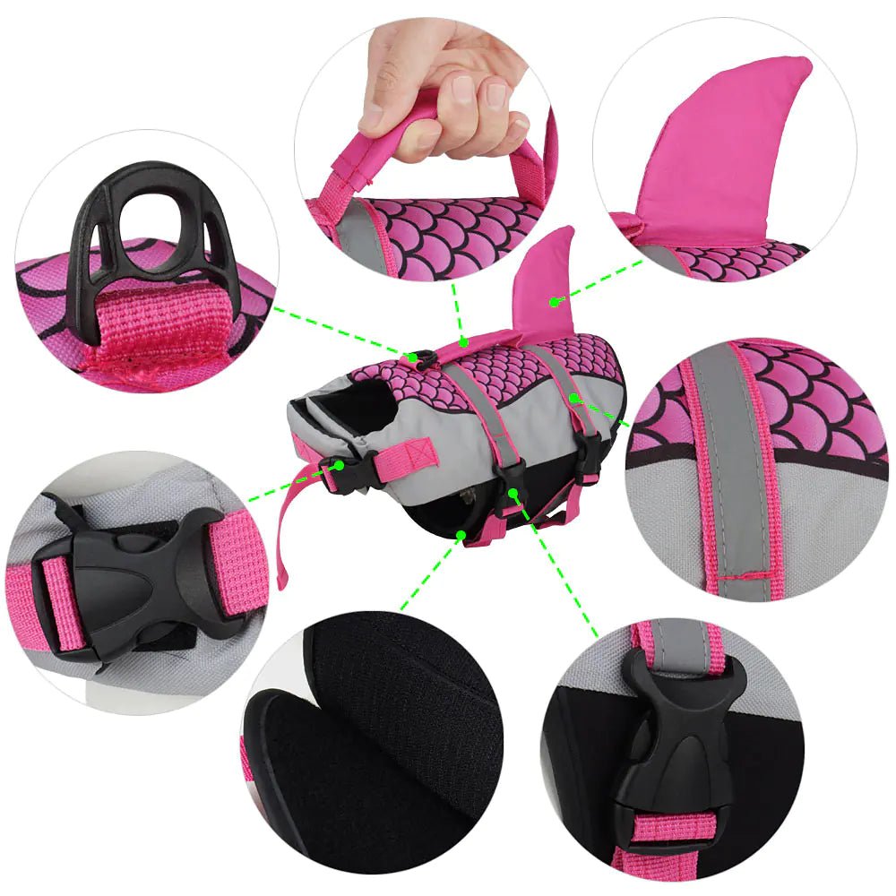 Dog Shark Fin Life Jacket - Cool Gear Pro