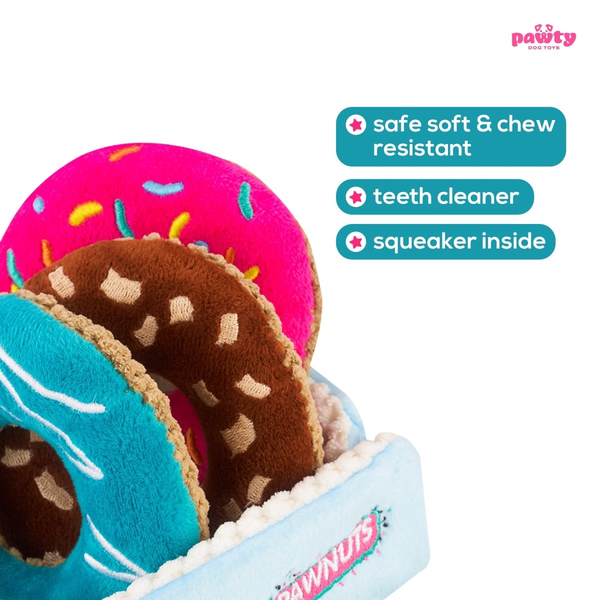 DONUTS INTERACTIVE DOG TOY - Cool Gear Pro