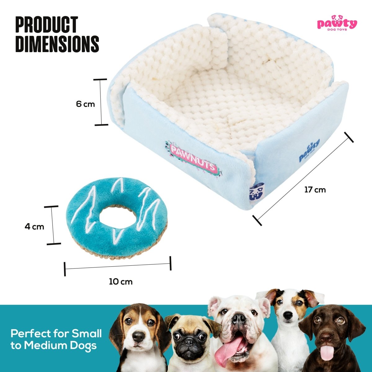 DONUTS INTERACTIVE DOG TOY - Cool Gear Pro