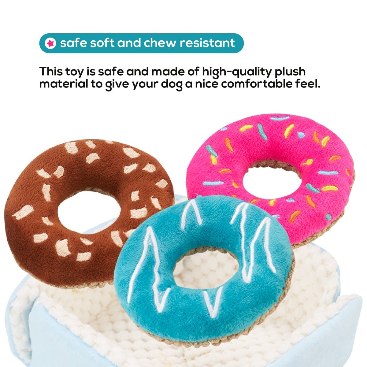DONUTS INTERACTIVE DOG TOY - Cool Gear Pro