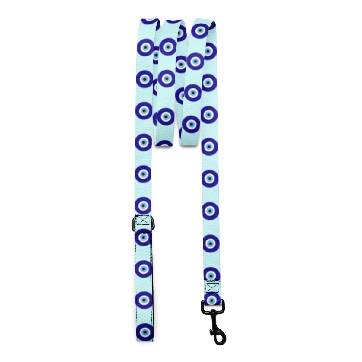 Evil Eye Dog Leash (Blue) — Pup Protection & Padded Comfort - Infinity Dog