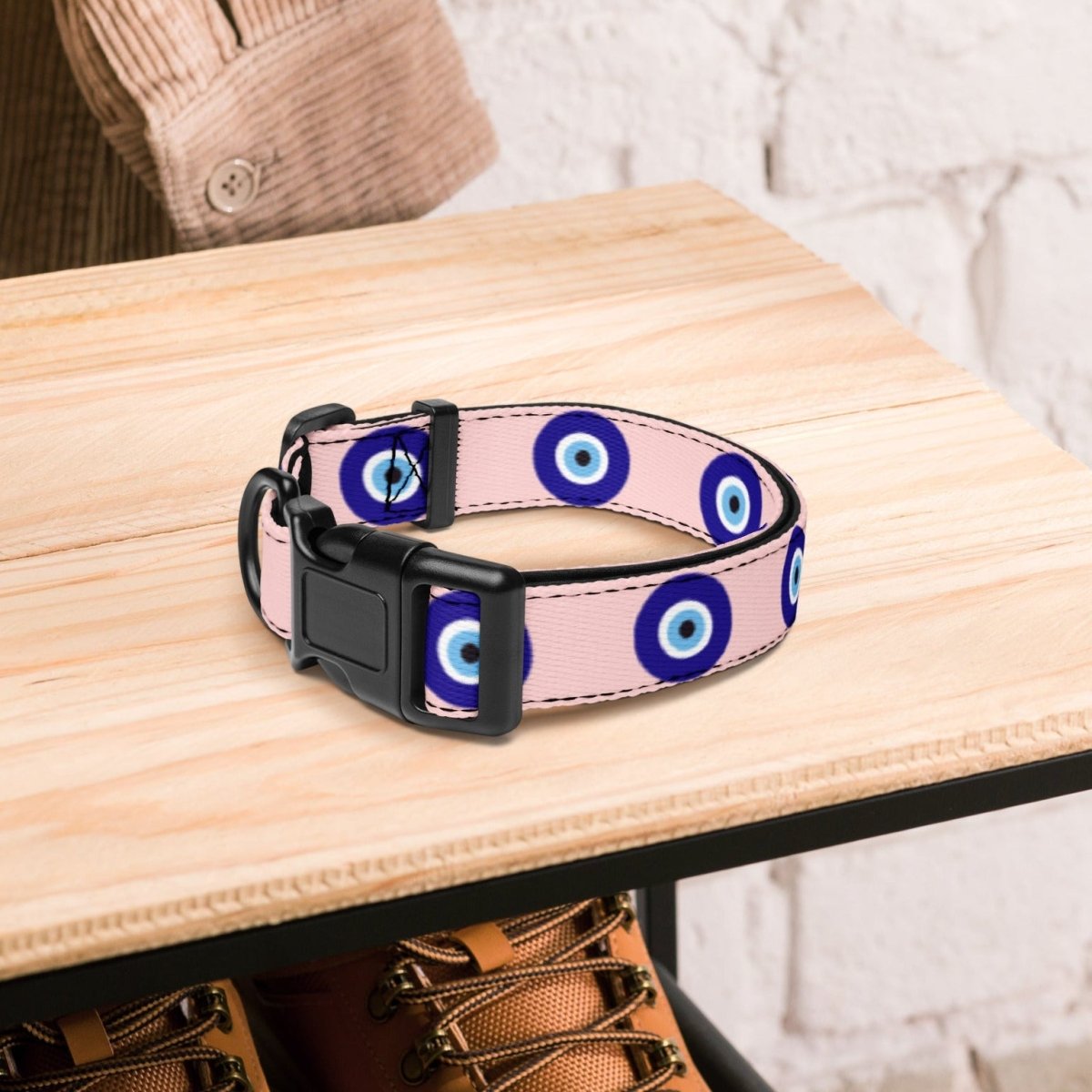 Evil Eye Protection Dog Collar — Shield Your Pup's Spirit - Infinity Dog