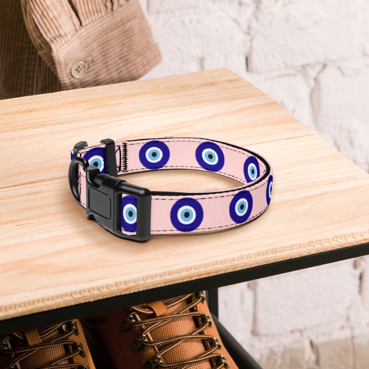 Evil Eye Protection Dog Collar — Shield Your Pup's Spirit - Infinity Dog