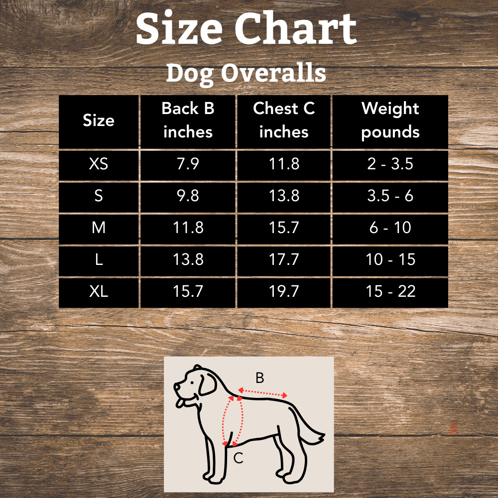 Fleece - Lined Un - Bear - Able Dog Overalls - Infinity Dog