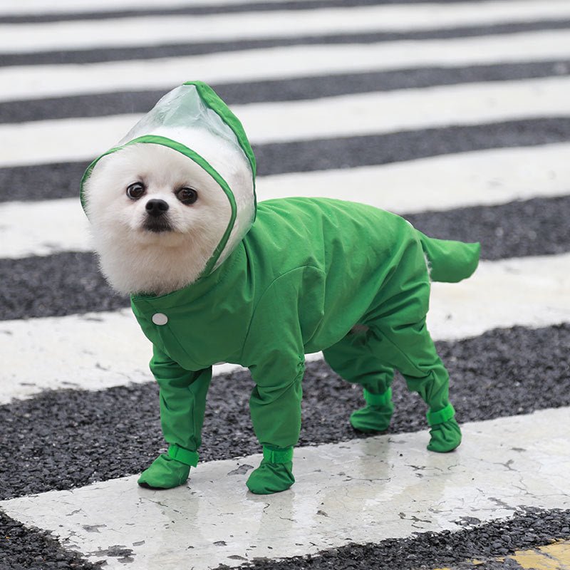 Four - legged Waterproof Raincoat with Shoes - Infinity Dog