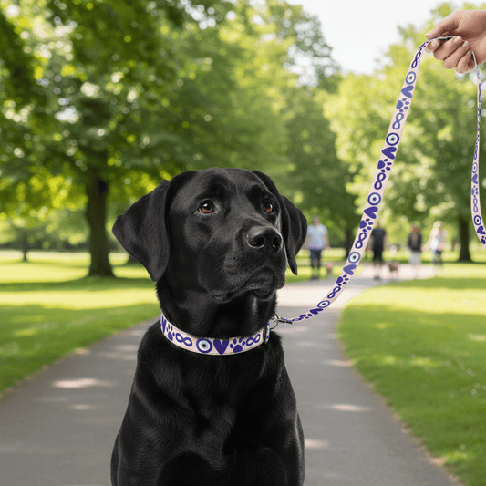 I Love Dogs to Infinity Leash & Collar - Pink - Cool Gear Pro