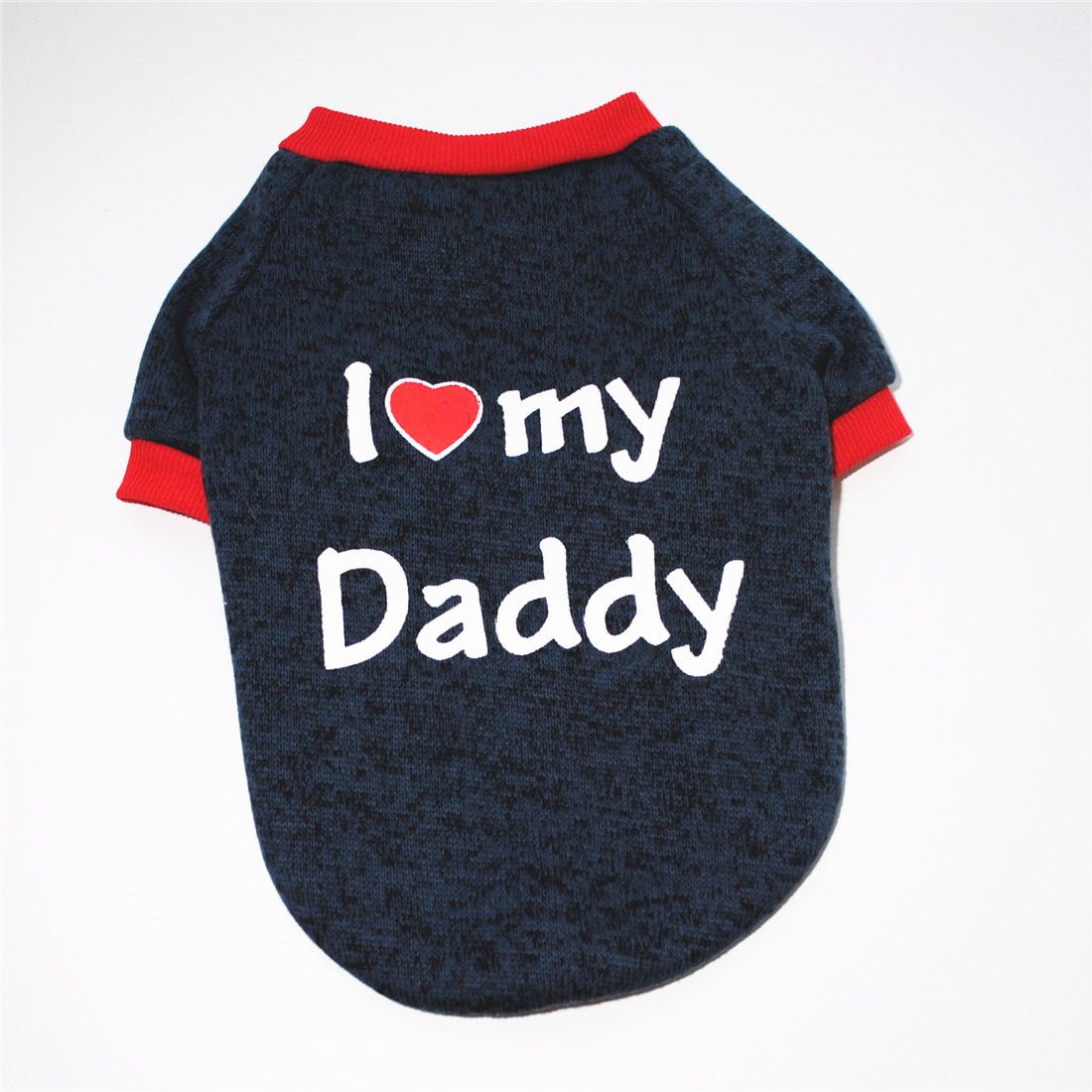 I Love Mommy Daddy Spring Fall Dog Shirt - Infinity Dog