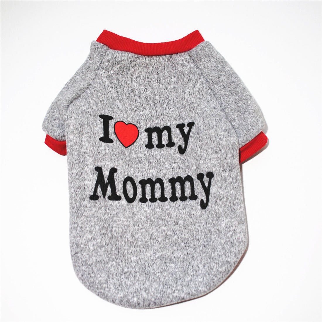 I Love Mommy Daddy Spring Fall Dog Shirt - Infinity Dog