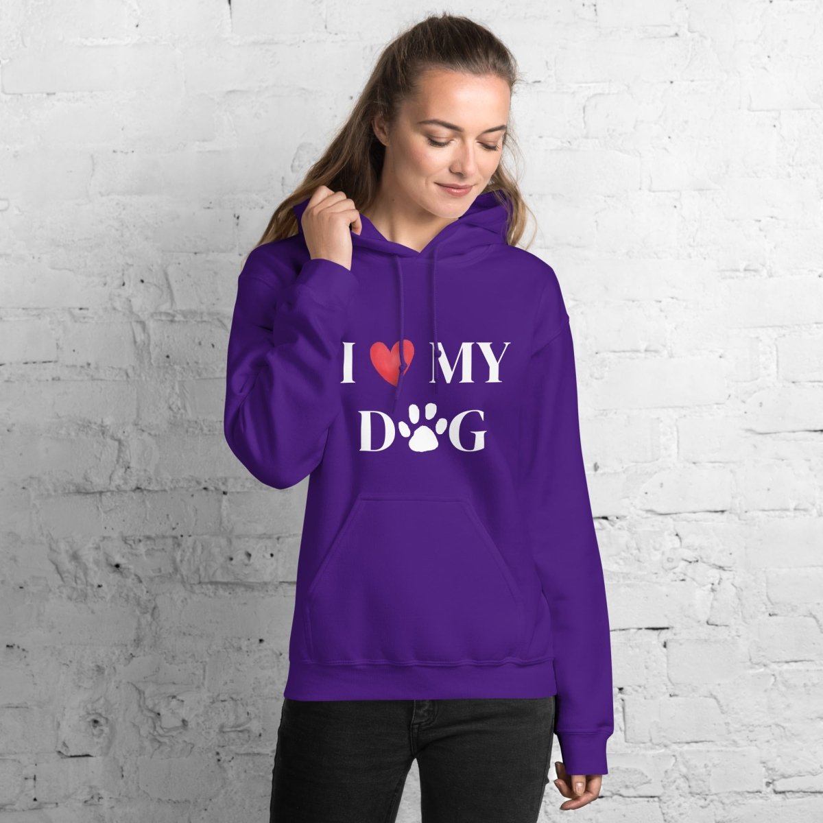 I Love My Dog Hoodie - Cool Gear Pro
