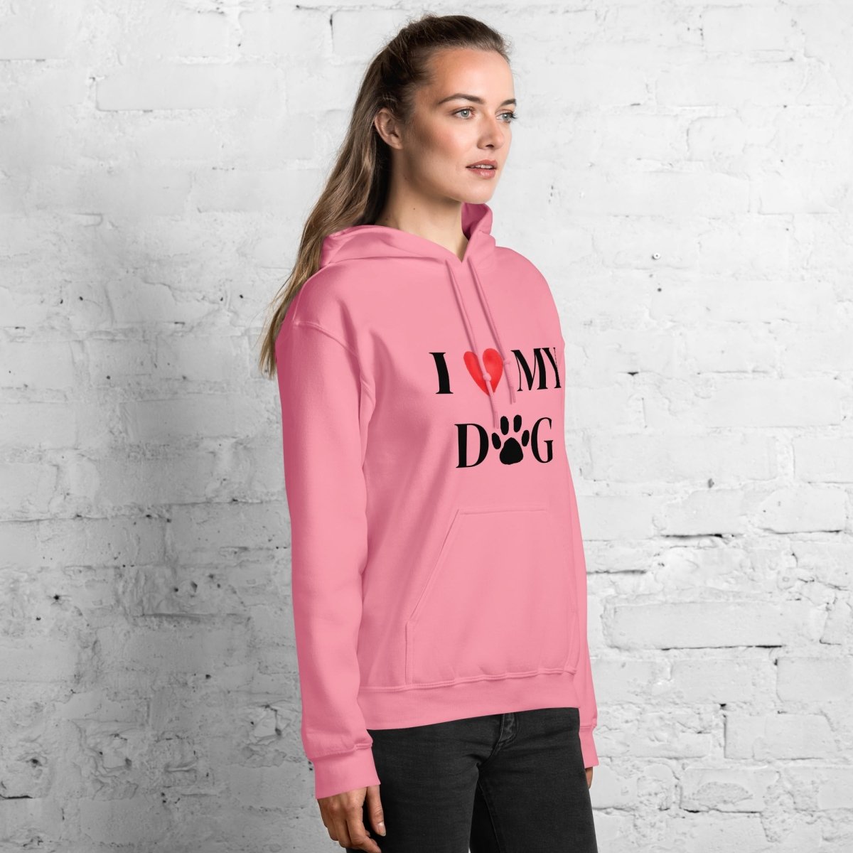 I Love My Dog Hoodie - Cool Gear Pro