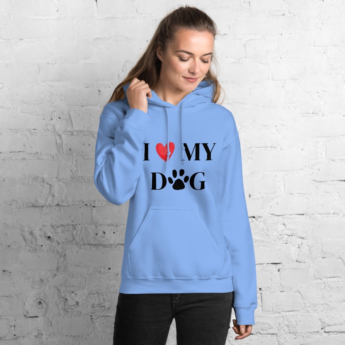 I Love My Dog Hoodie - Cool Gear Pro