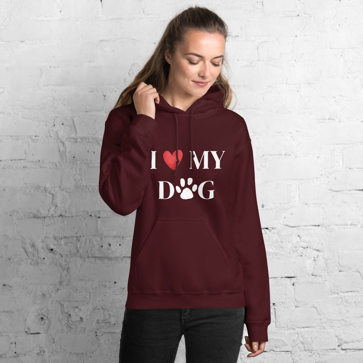 I Love My Dog Hoodie - Cool Gear Pro