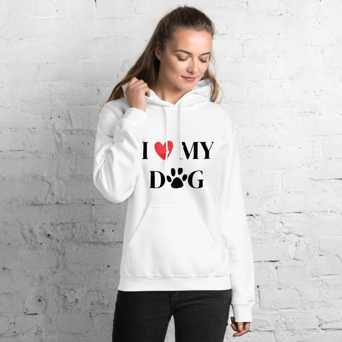 I Love My Dog Hoodie - Cool Gear Pro