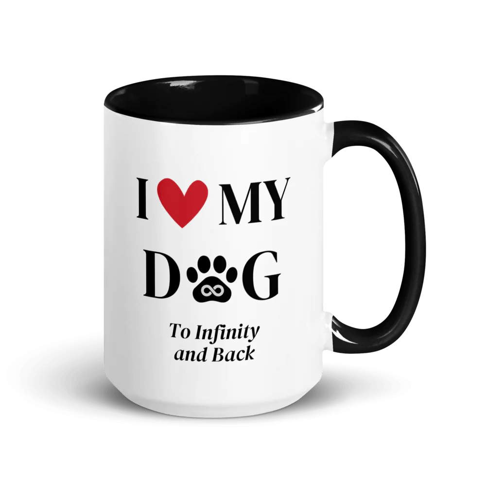 I Love My Dog To Infinity Mug - Cool Gear Pro