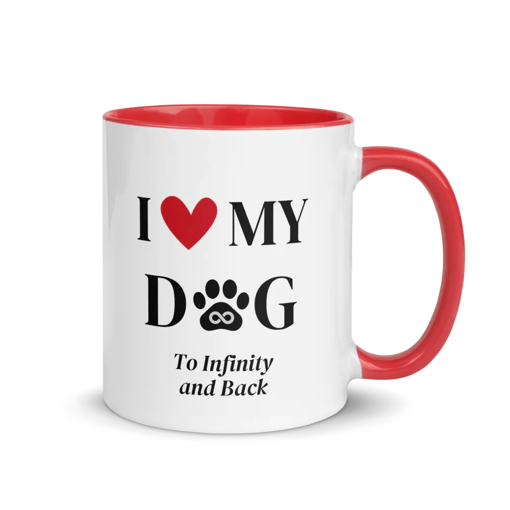 I Love My Dog To Infinity Mug - Cool Gear Pro