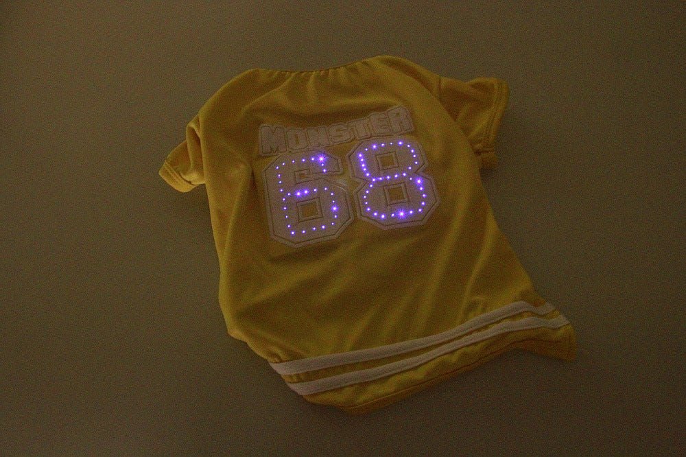 LED Lighted Sports Dog Shirt - Infinity Dog