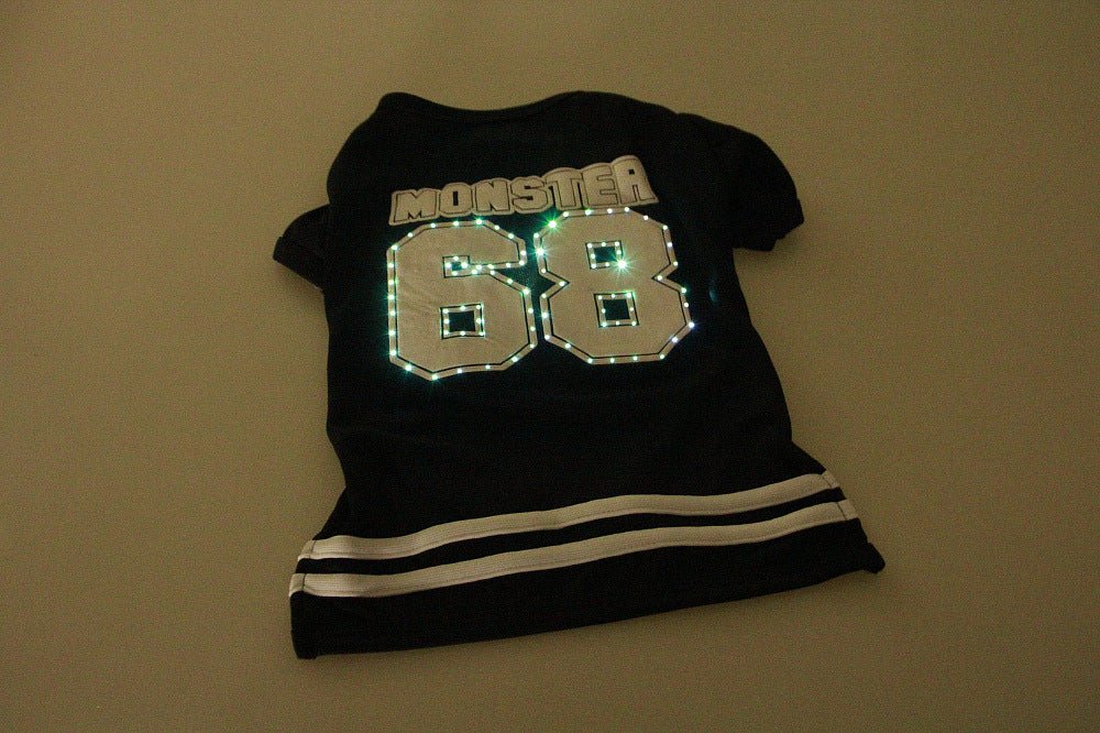 LED Lighted Sports Dog Shirt - Infinity Dog