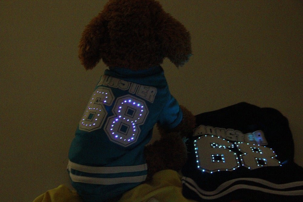 LED Lighted Sports Dog Shirt - Infinity Dog