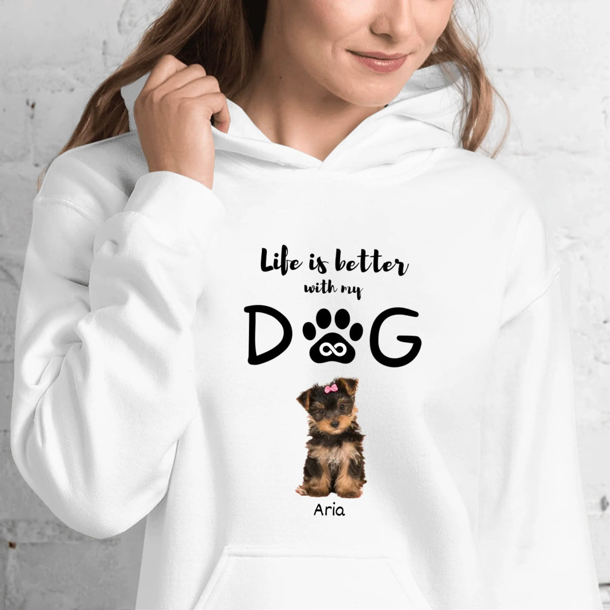 Life Is Better With My Dog Customizable Shirt - Cool Gear Pro