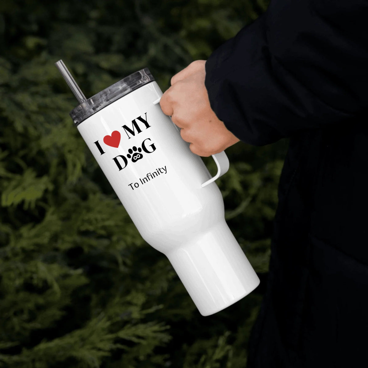 Love My Dog To Infinity Mugs - Cool Gear Pro