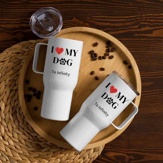 Love My Dog To Infinity Mugs - Cool Gear Pro