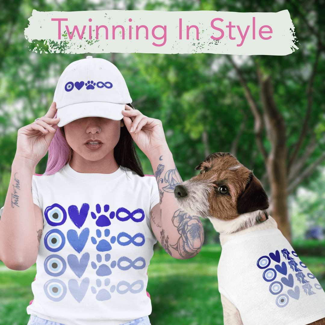 Matching Dog and Owner Outfits - Eye Love My Dog to Infinity - Infinity Dog