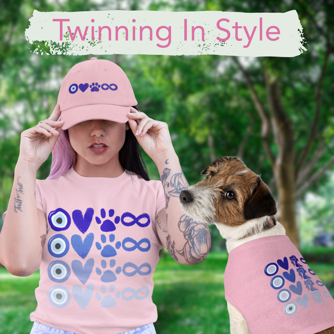 Matching Dog and Owner Outfits - Eye Love My Dog to Infinity - Infinity Dog