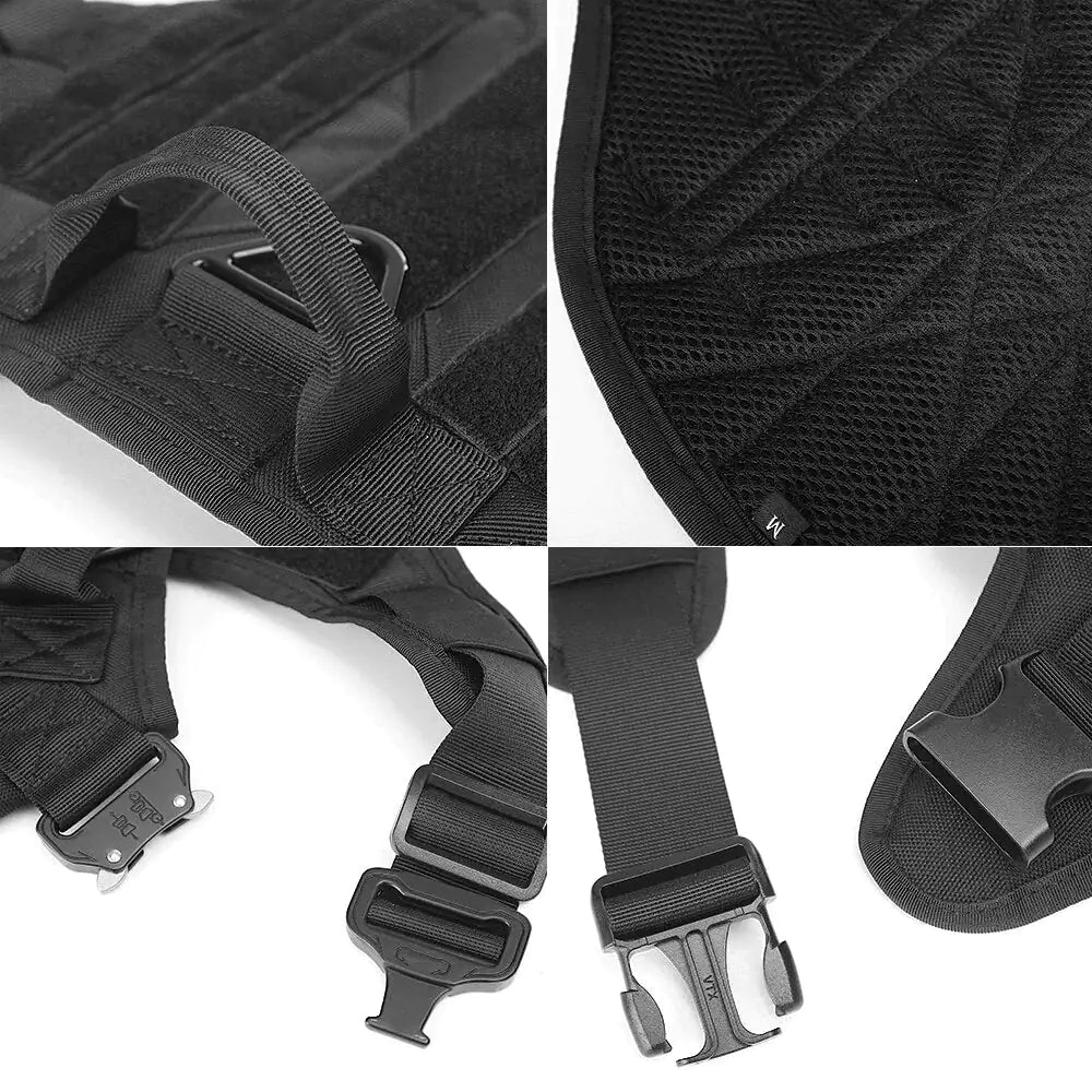Metal Buckle Tactical Dog Harness - Cool Gear Pro